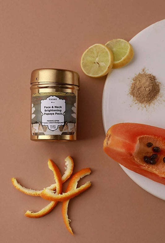 Buy Tjori Face & Neck Brightening Papaya Pack from DrMediCart, Ship from India to USA