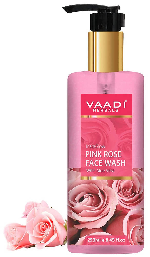 Vaadi Herbals InstaGlow Pink Rose Face Wash - Drmedicart