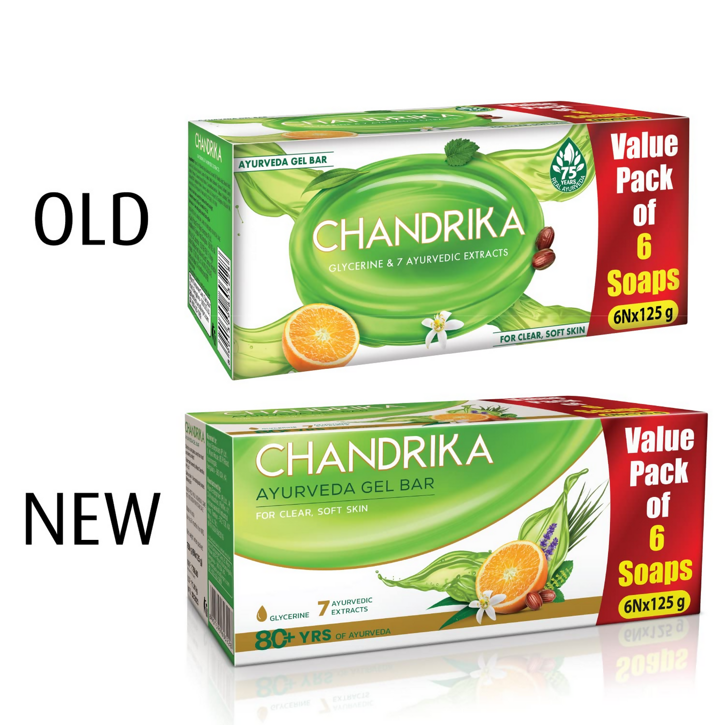 Chandrika Ayurvedic Glycerine Ayurveda Gel Bar
