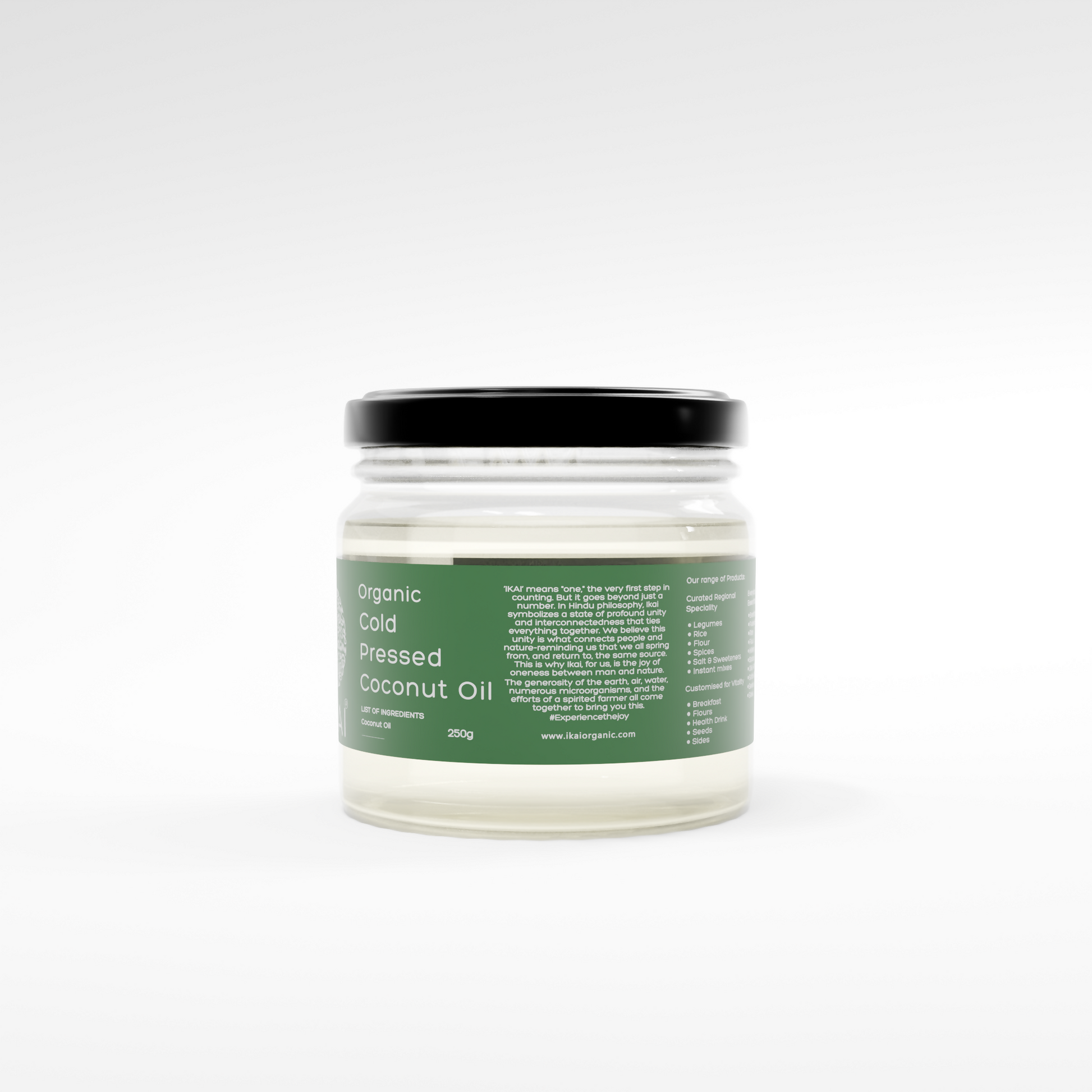 IKAI Organic Cold Pressed Coconut Oil