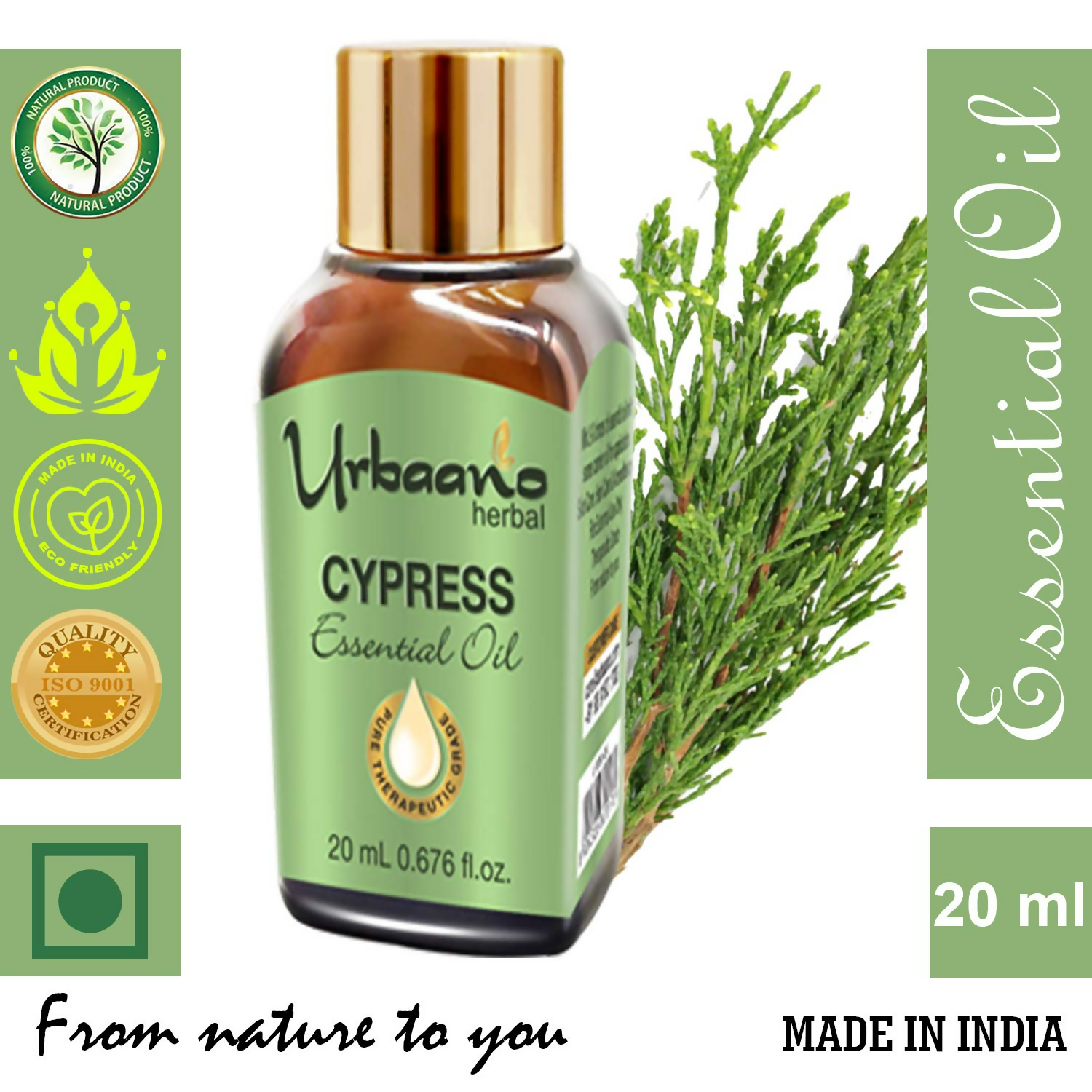 Urbaano Herbal Cypress Essential Oil
