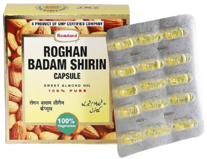 Buy Hamdard Roghan Badam Shirin Capsules from DrMediCart, Ship from India to USA