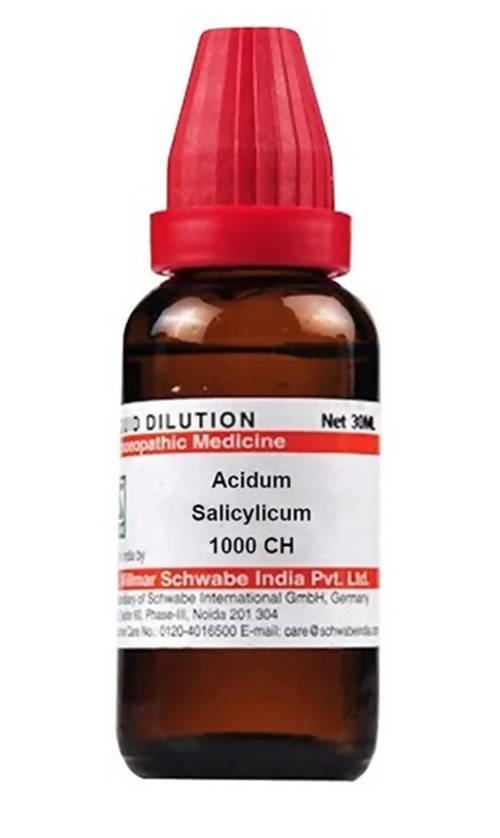 Buy Dr. Willmar Schwabe India Acidum Salicylicum Dilution from DrMediCart, Ship from India to USA