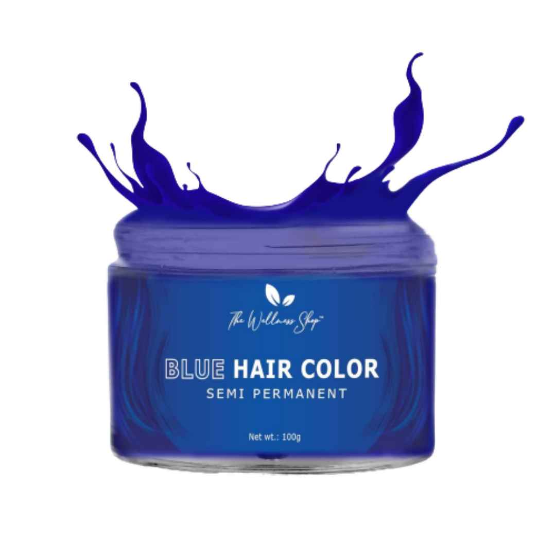 Buy The Wellness Shop Blue Semi Permanent Hair Color from DrMediCart, Ship from India to USA