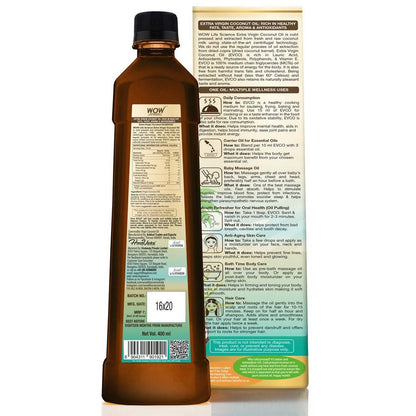 Wow Skin Science Extra Virgin Coconut Oil - Drmedicart
