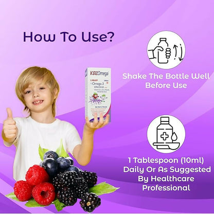HealthAid KidzOmega (Omega 3) Syrup for Children
