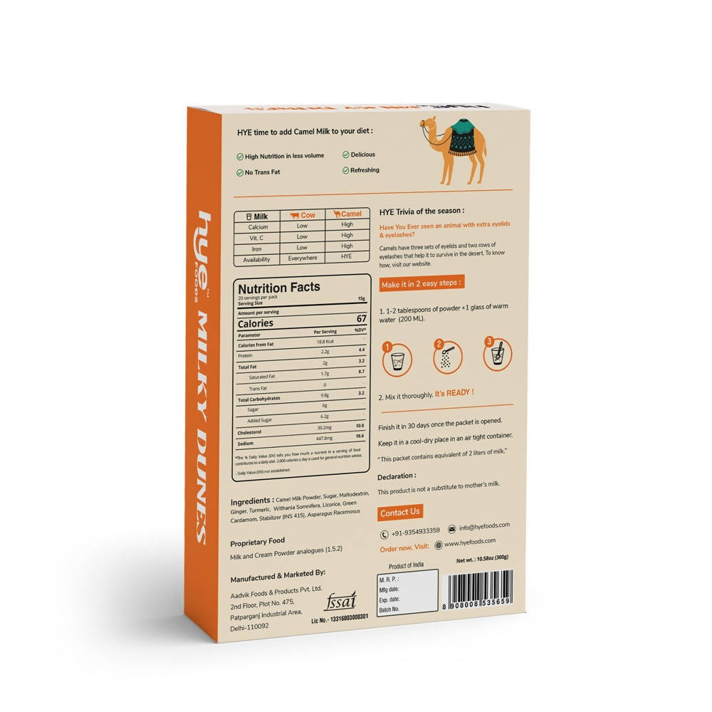 Buy Hye Foods Milky Dunes from DrMediCart, Ship from India to USA