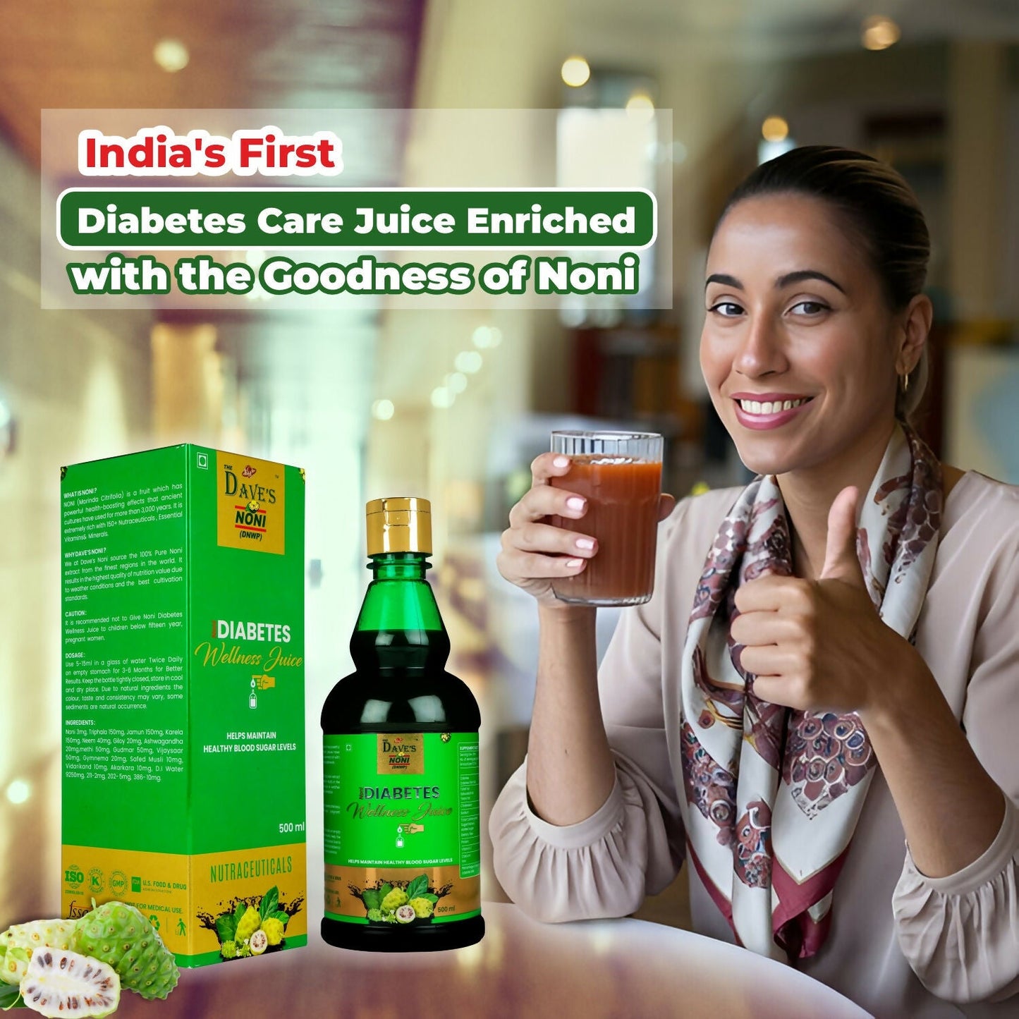 The Dave's Noni Diabetes Wellness Juice