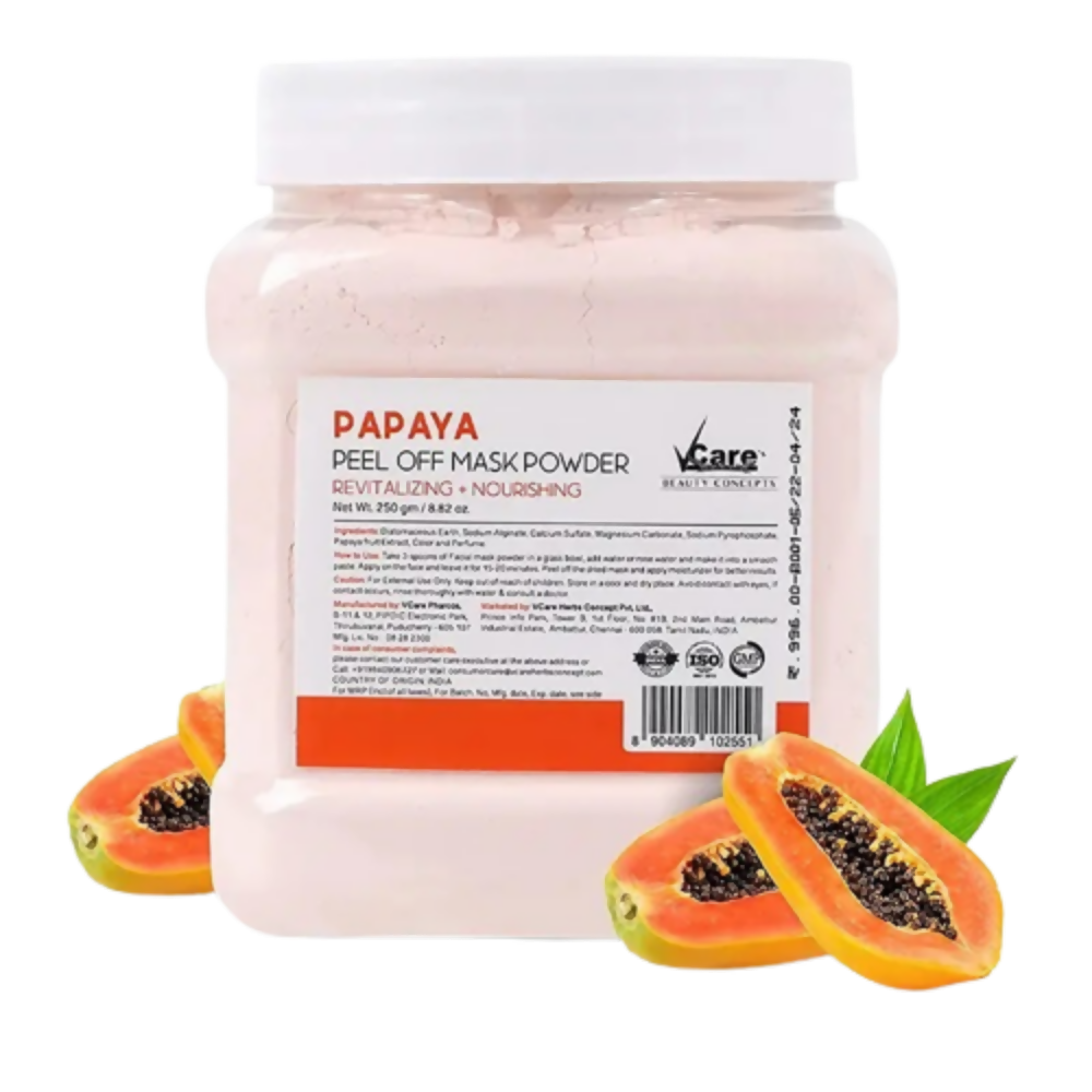 VCare Papaya Jelly Peel Off Mask Powder
