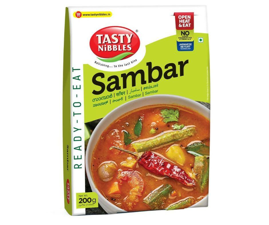 Tasty Nibbles Cooked Matta Rice | Sambar and Aviyal