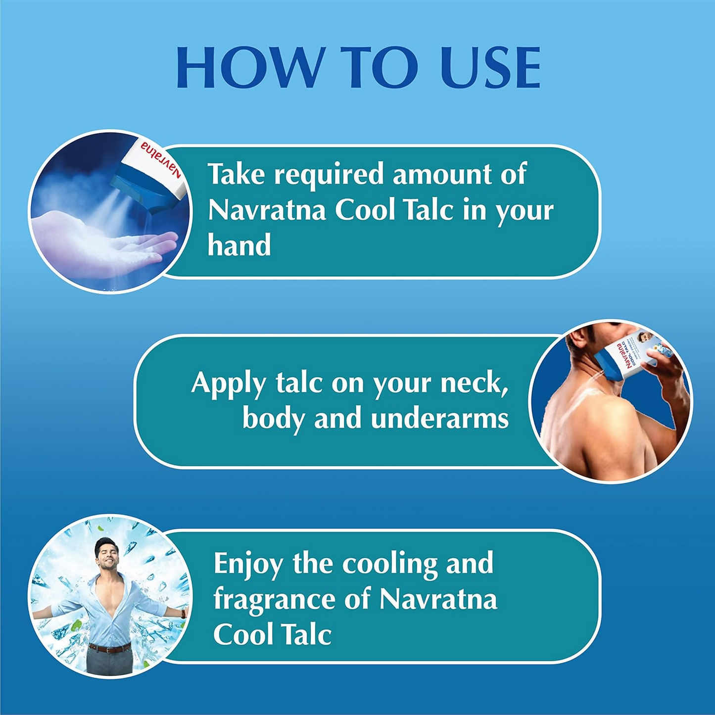 Navratna Cool Mint Fresh Talc