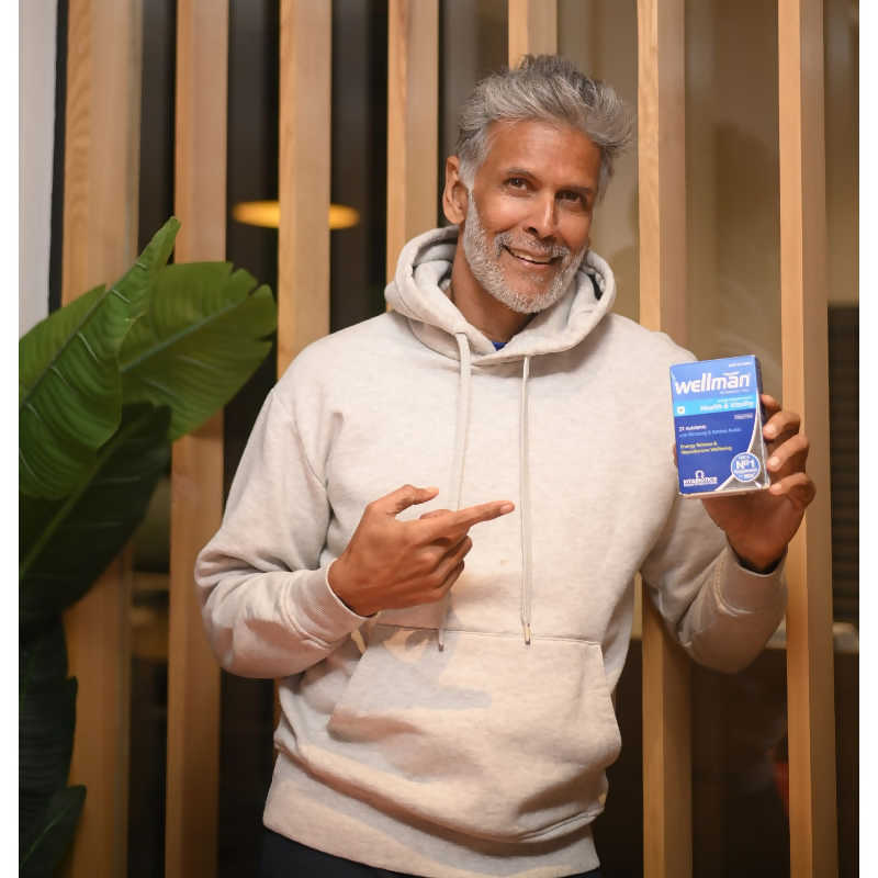 Wellman Health Supplements UK's No.1 Multivitamin( With Ginseng Amino Acids & 21 Micronutrients Tablets