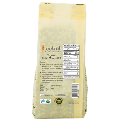 Praakritik Organic Chilka Hara Moong
