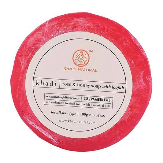 Buy Khadi Natural Rose & Honey Loofah Soap from DrMediCart, Ship from India to USA