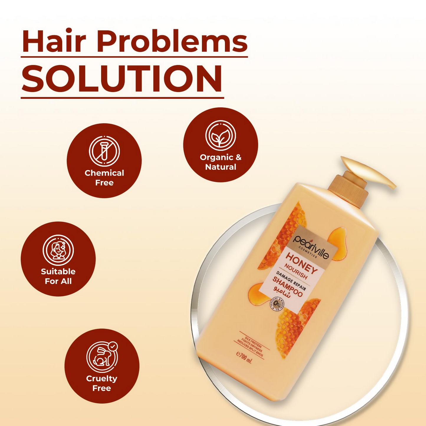 Pearlville Honey Essential Damage Repair Shampoo