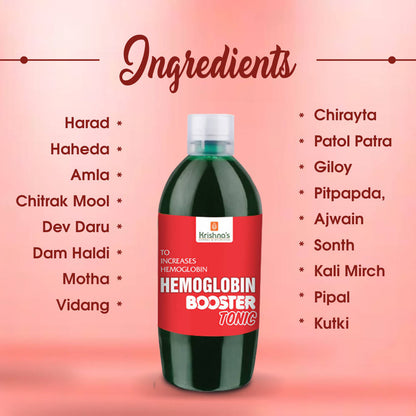 Krishna's Herbal & Ayurveda Hemoglobin Booster Tonic