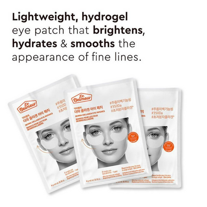 The Face Shop Dr.Belmeur Derma Collagen Hydrogel Eye Patches, For Under Eye Dark Cicle & Wrinkles