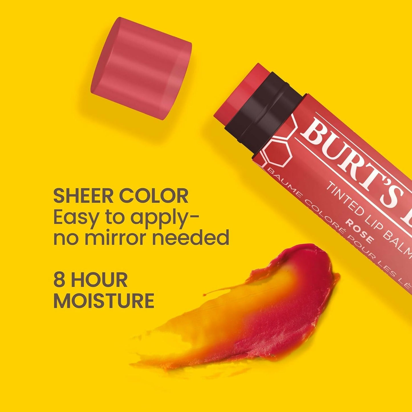 Burt's Bees Tinted Lip Balm - Rose