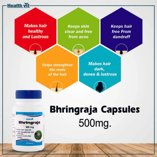 Buy Healthvit Bhringraja Capsules from DrMediCart, Ship from India to USA