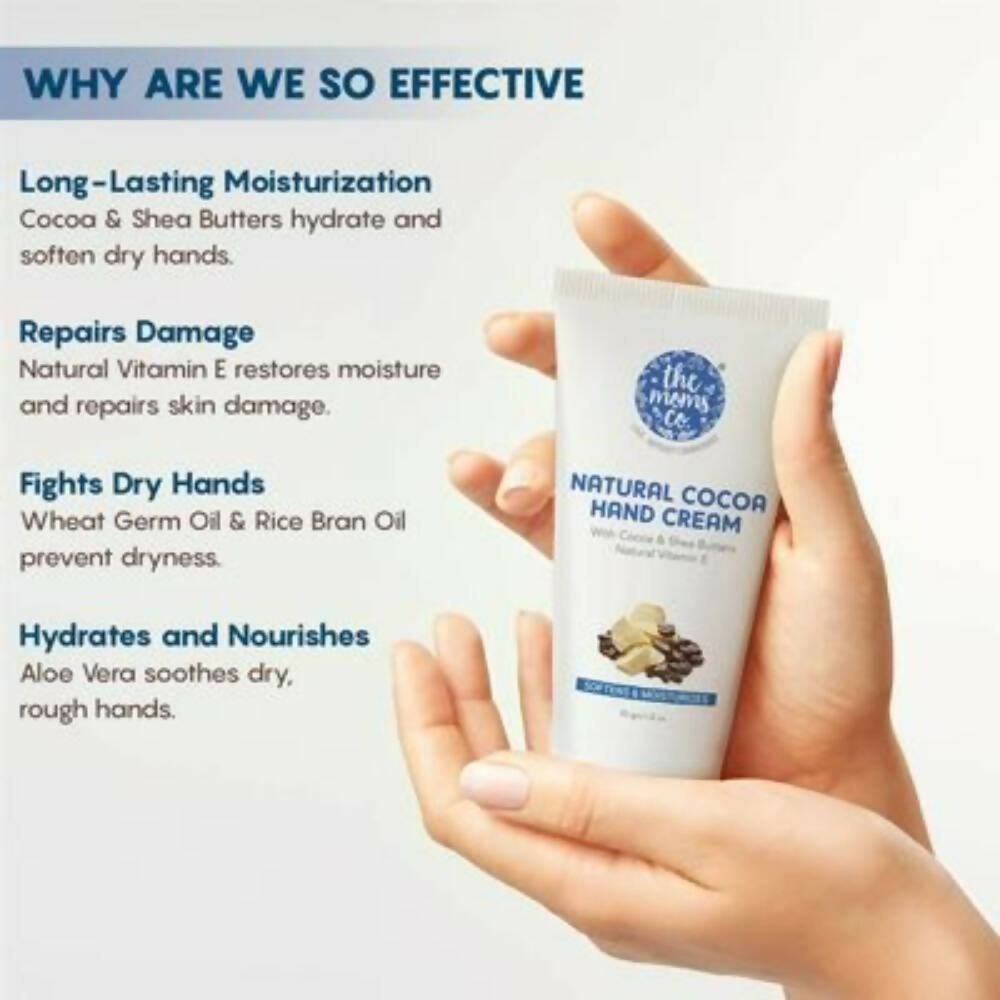 The Moms Co. Natural Cocoa Hand Cream - Drmedicart