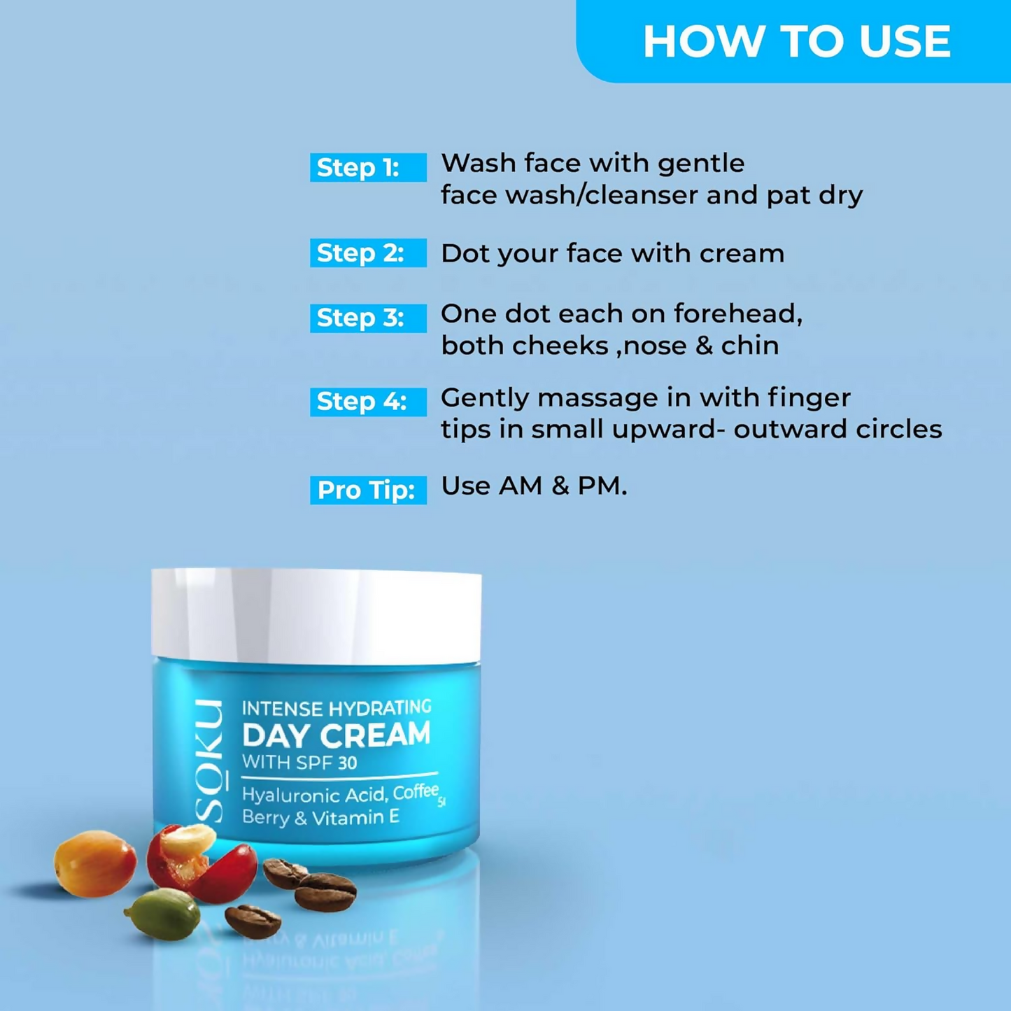 SOKU Intense Hydrating Day Cream With SPF 30