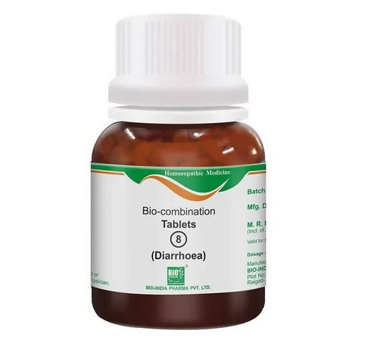 Buy Bio India Homeopathy Bio-combination 8 Tablets from DrMediCart, Ship from India to USA