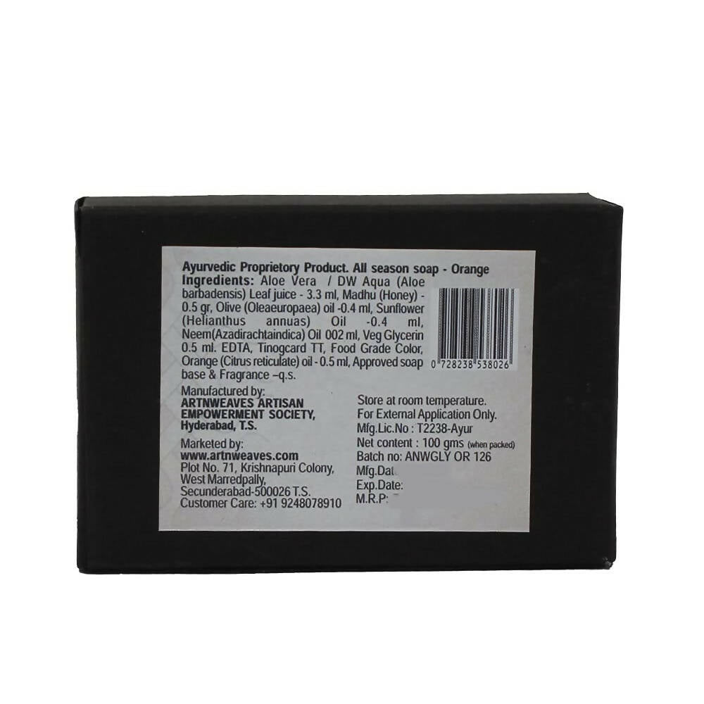 artNweaves Handmade Glycerin Soap Orange