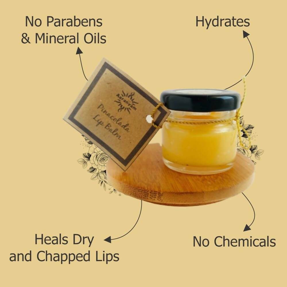 Aaranyam Pina Collada Lip Balm - DrMediCart