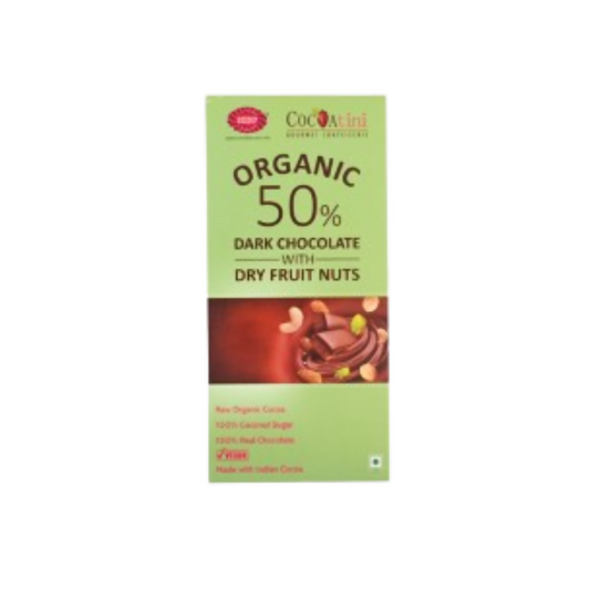 Buy Karachi Bakery Organic 50% Dark Chocolate With Dry Fruit Nuts from DrMediCart