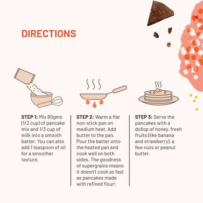Mille Banana Choco-Chip Millet Pancake