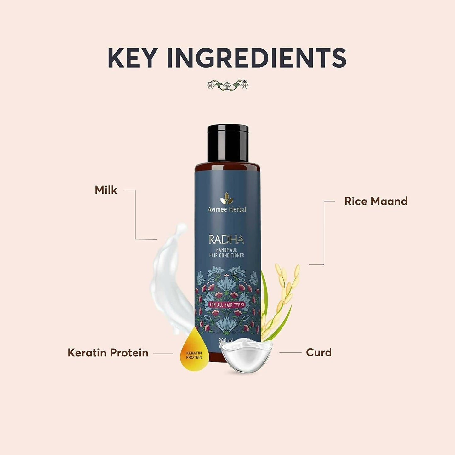 Avimee Herbal Radha Hair Conditioner For All Hair Type