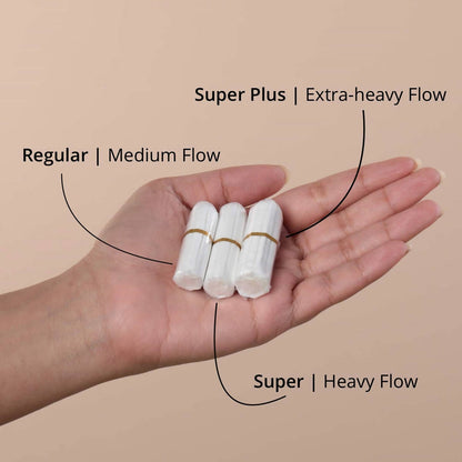 Carmesi 100% Organic Cotton Tampons