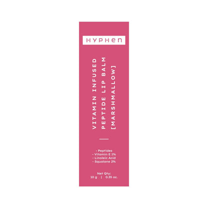 Hyphen By Kriti Sanon Marshmallow Vitamin Infused Peptide Lip Balm, Hydrate & Moisturize, Smoothen Lips & Repair Moisture Barrier
