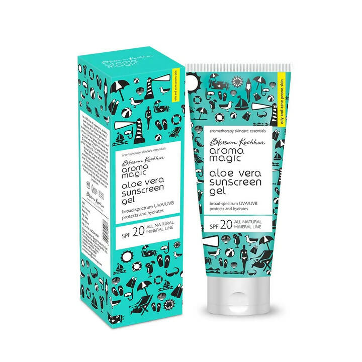 Buy Blossom Kochhar Aroma Magic Aloe Vera Sunscreen Gel from DrMediCart, Ship from India to USA
