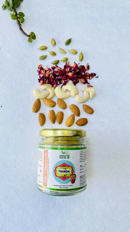 Shuddh Natural Ubtan Based Herbal Gulal, Ayurvedic Thandai Powder | Holi Gift Hamper