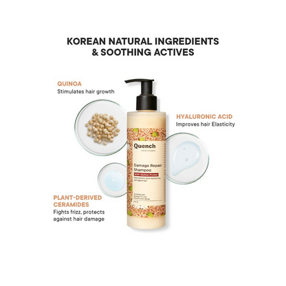 Quench Damage Repair Shampoo with Quinoa & Ceramides