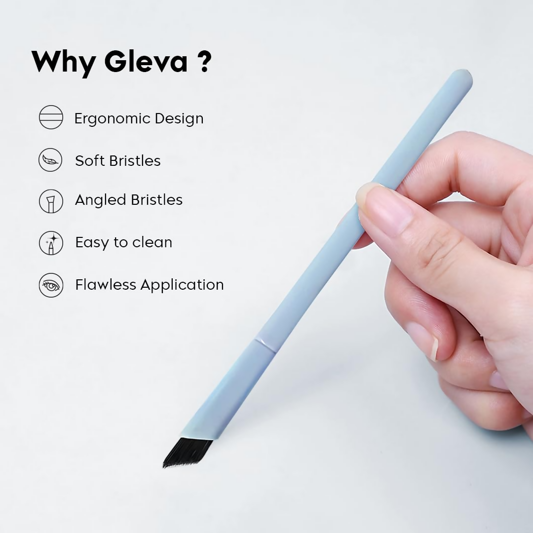 Gleva Multi-Function Eyebrow Brush - Blue