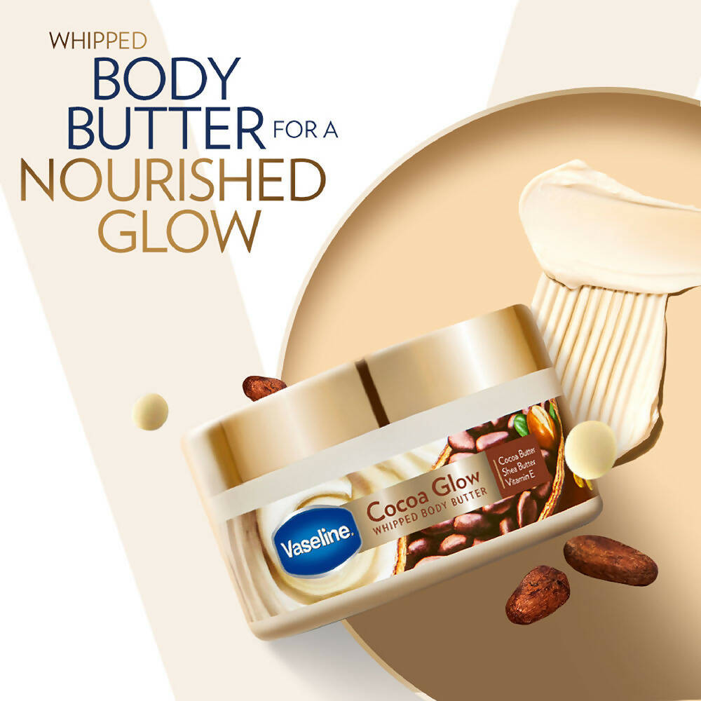 Vaseline Cocoa Glow Whipped Body Butter - Drmedicart