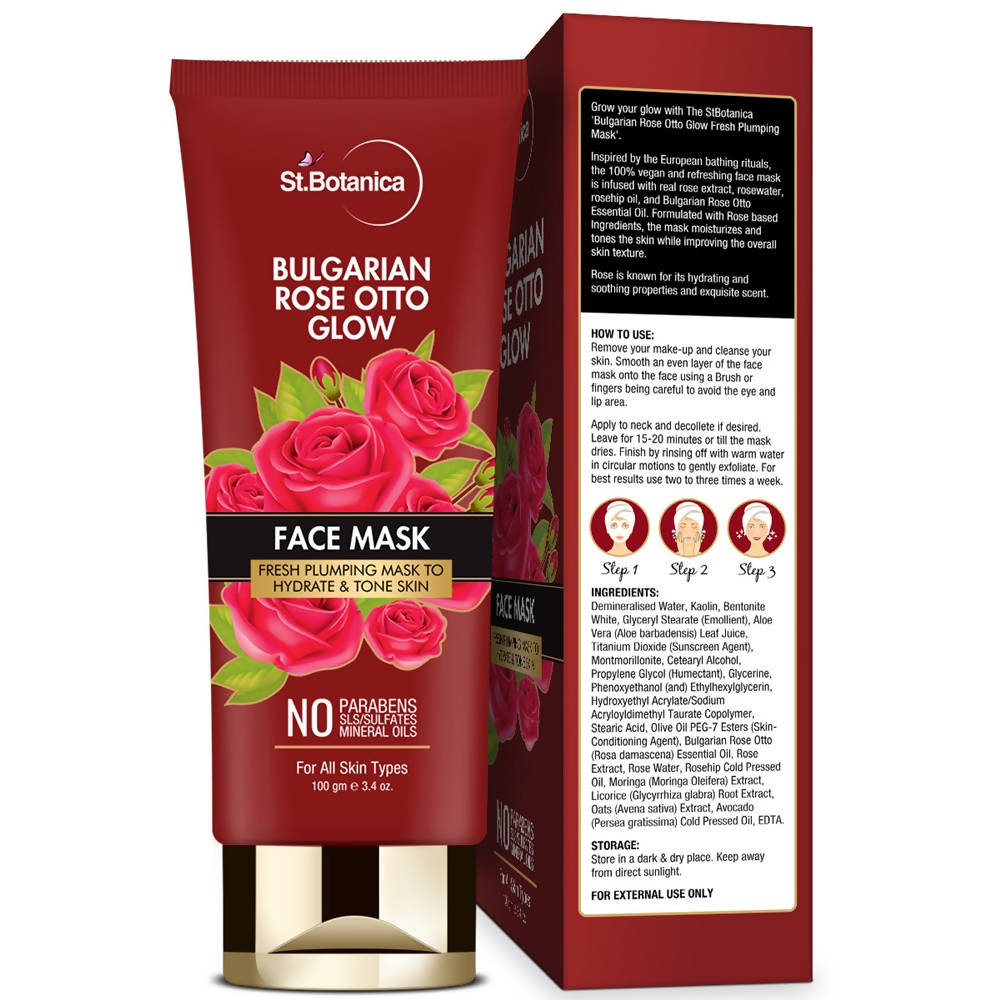 St.Botanica Bulgarian Rose Otto Glow Face Mask