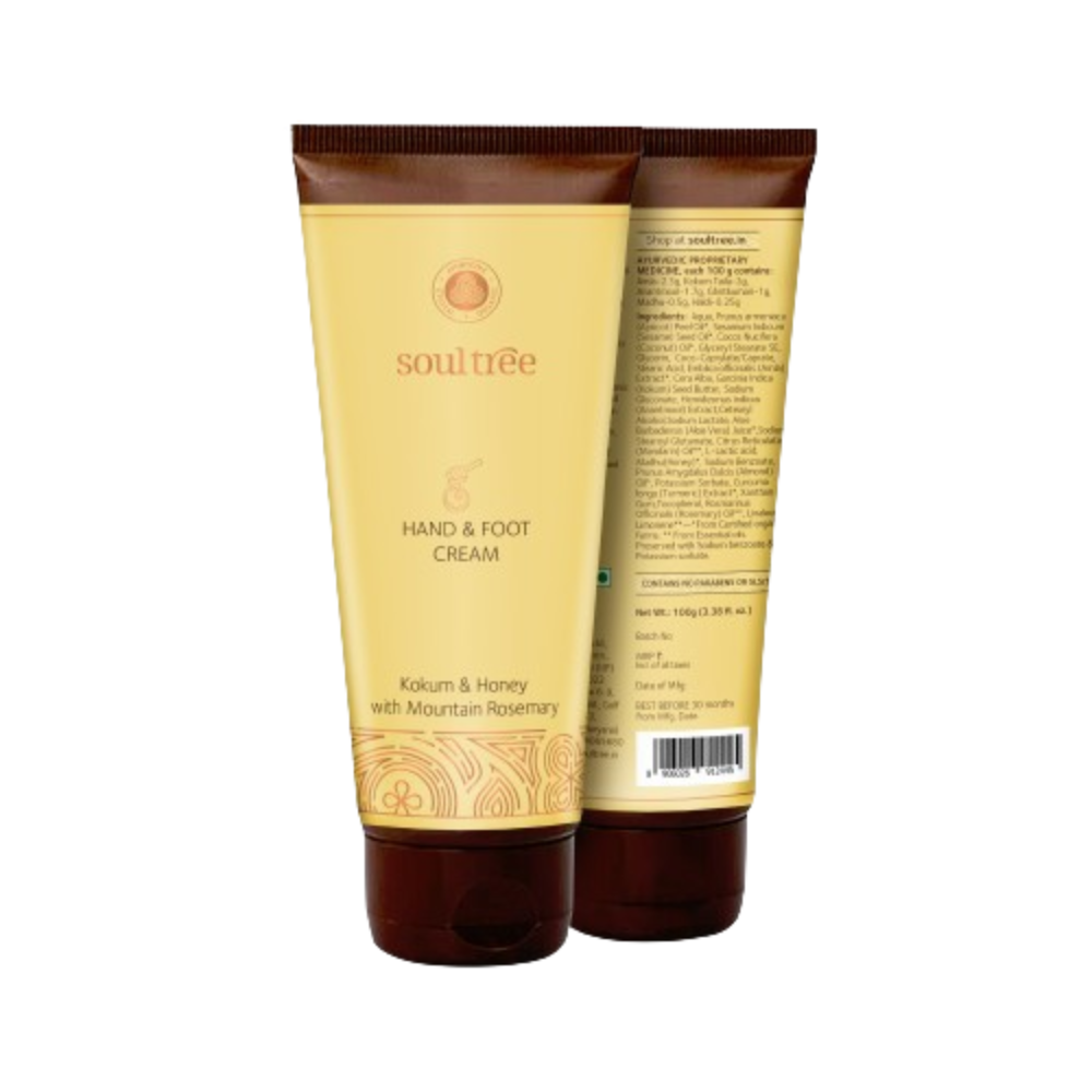 Soultree Hand & Foot Cream - Kokum & Honey With Mountain Rosemary