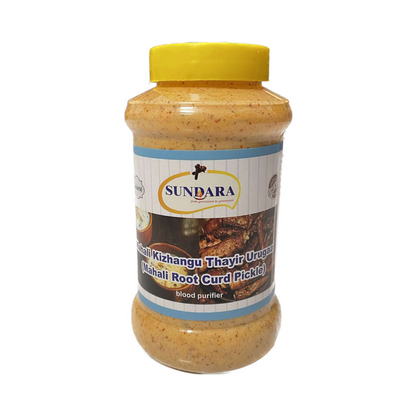Buy Sundara Mahali Kizhlangu Thayir Urugai ( Mahali Root Curd Pickle ) from DrMediCart, Ship from India to USA