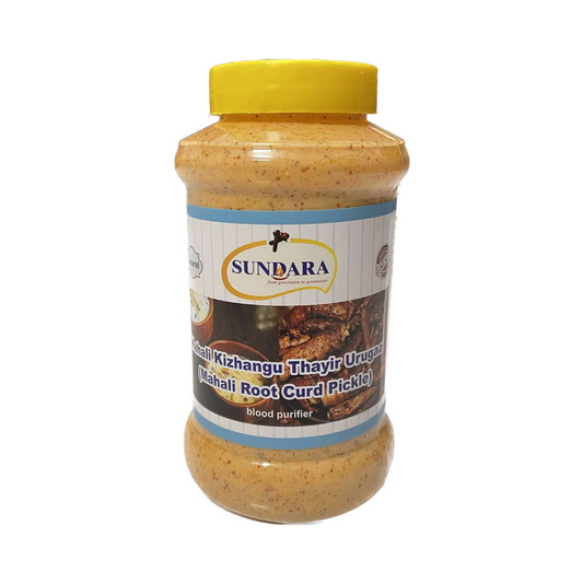 Buy Sundara Mahali Kizhlangu Thayir Urugai ( Mahali Root Curd Pickle ) from DrMediCart, Ship from India to USA