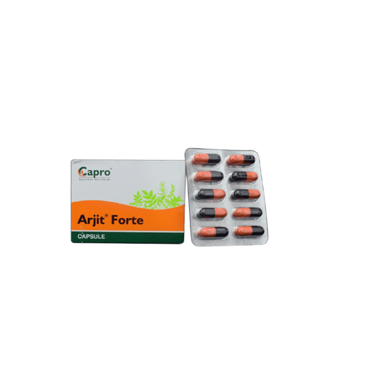 Buy Capro Ayurveda Arjit Forte Capsules from DrMediCart, Ship from India to USA