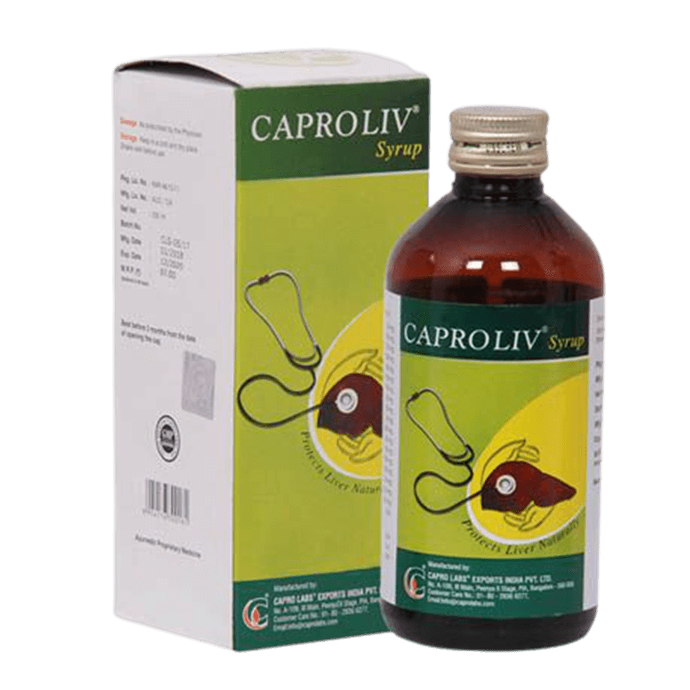 Buy Capro Ayurveda Caproliv Syrup from DrMediCart, Ship from India to USA