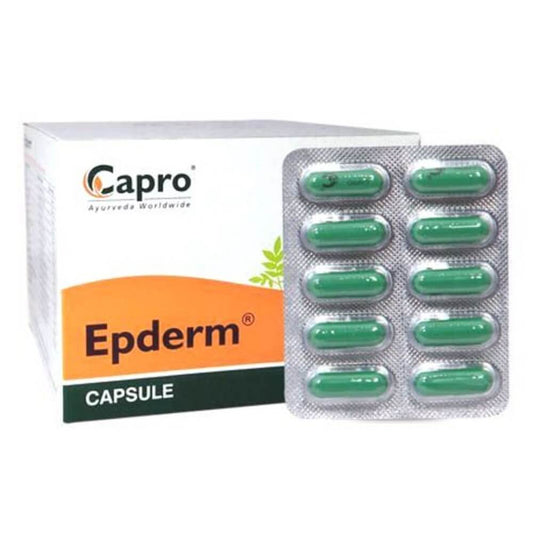 Buy Capro Ayurveda Epderm Capsules from DrMediCart, Ship from India to USA