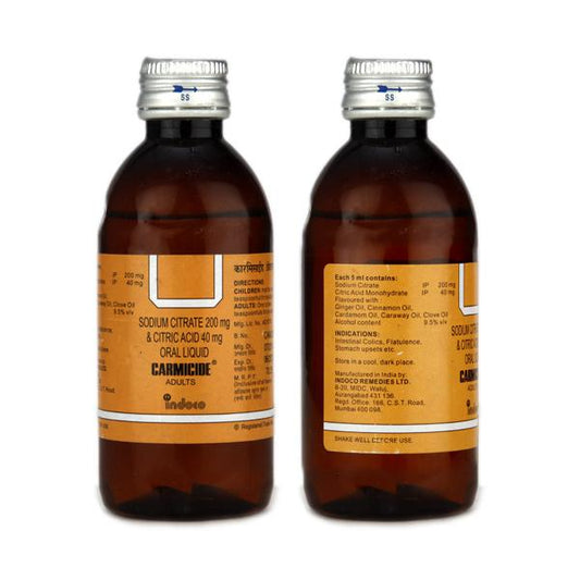 Buy Indoco Remedies Carmicide Adults Syrup from DrMediCart, Ship from India to USA
