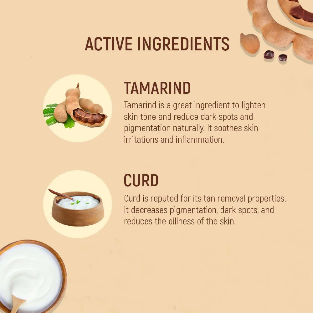 Salon in a Box De-Tan with Tamarind and Curd Face Pack