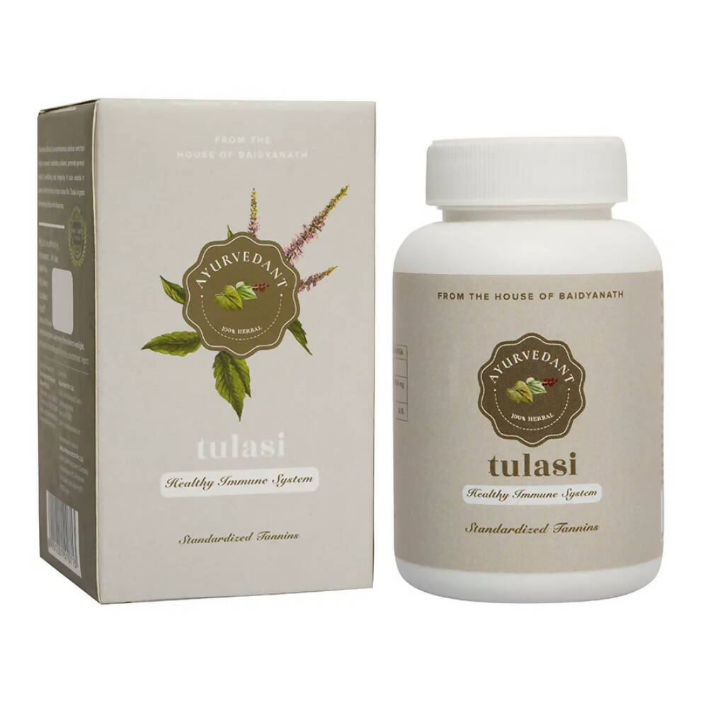 Buy Baidyanath Jhansi Ayurvedant Tulasi Capsules from DrMediCart, Ship from India to USA
