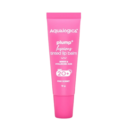 Buy Aqualogica Pink Sorbet Plump+ Luscious Tinted Lip Balm with Berries and Hyaluronic Acid from DrMediCart, Ship from India to USA