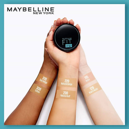 Maybelline New York Fit Me 12Hr Oil Control Compact, 128 Warm Nude